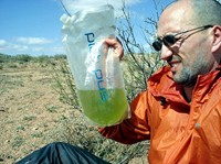 Water in New Mexico is either perfect (from a well) or like this.  Yuck!