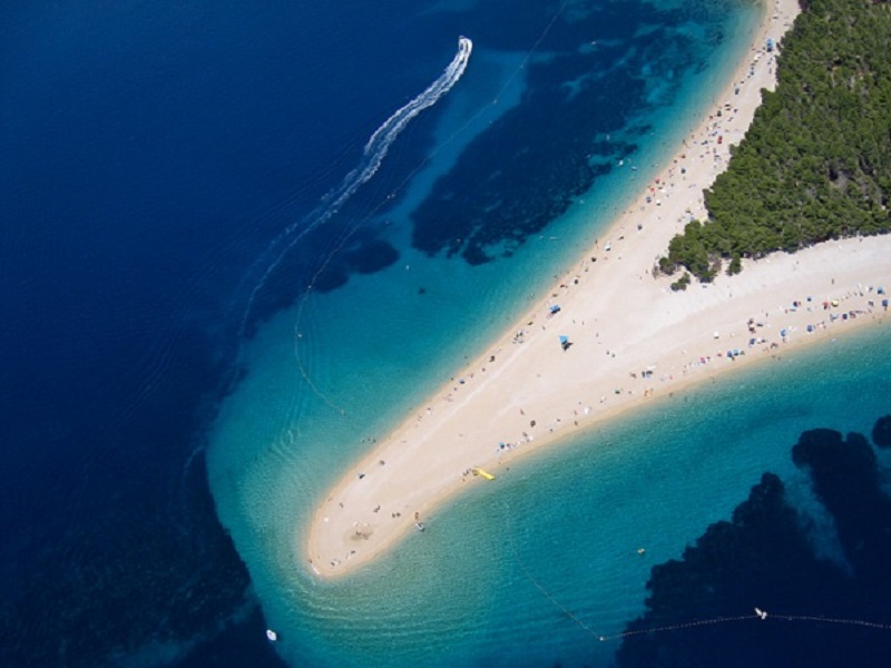 Golden Cape beach in Croatia